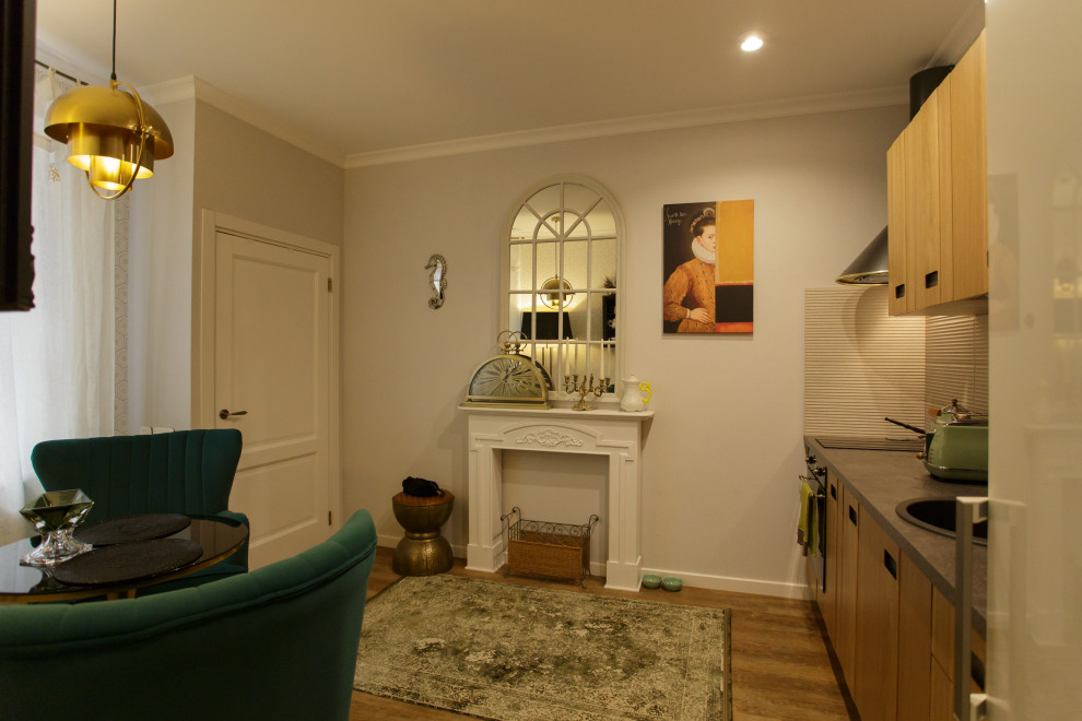 Маленькая квартира в стиле фьюжн в центре Санкт-Петербурга