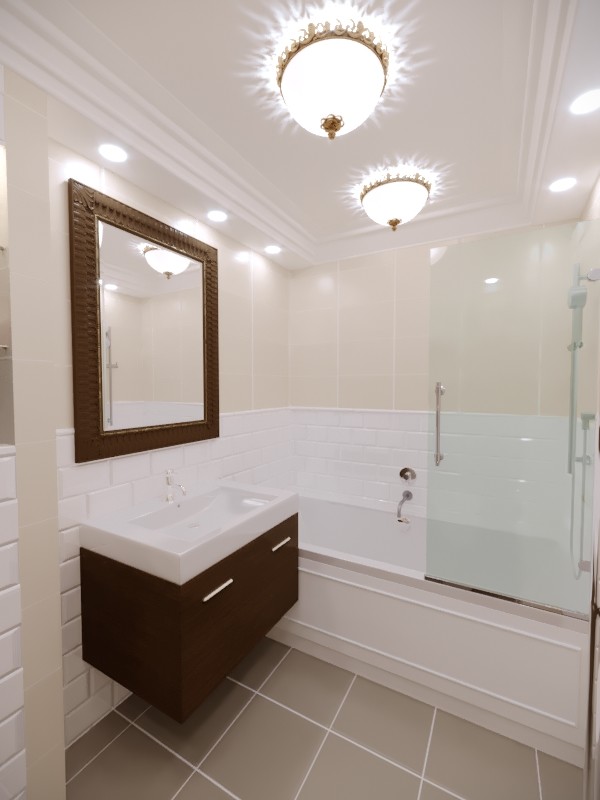 Ванная в 4-комнатной квартире в Москве