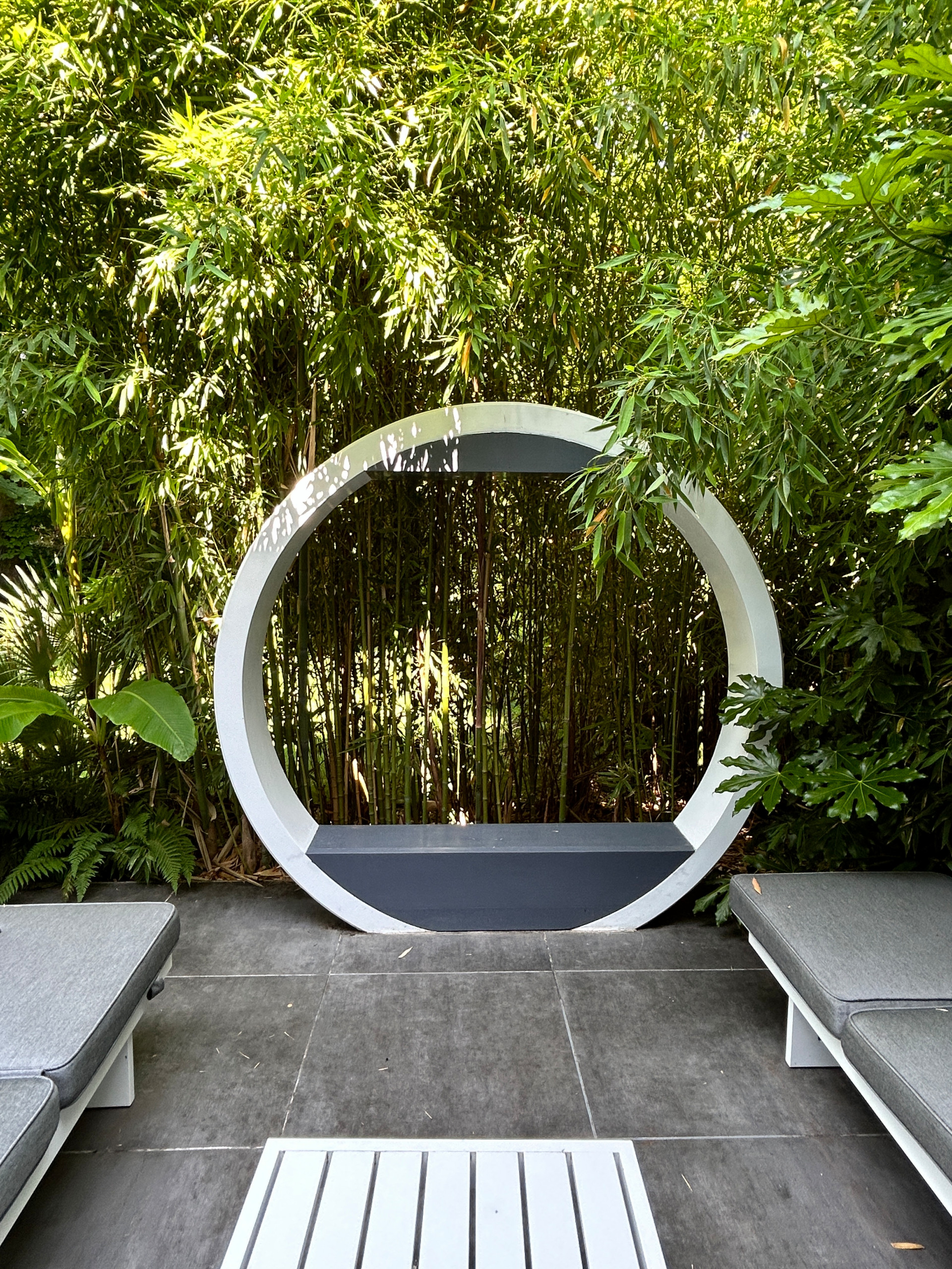 Réalisation d'un jardin tropical - objet /sculpture moderne