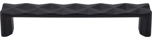 Top Knobs  -  Quilted Pull 5 1/16" (c-c) - Flat Black