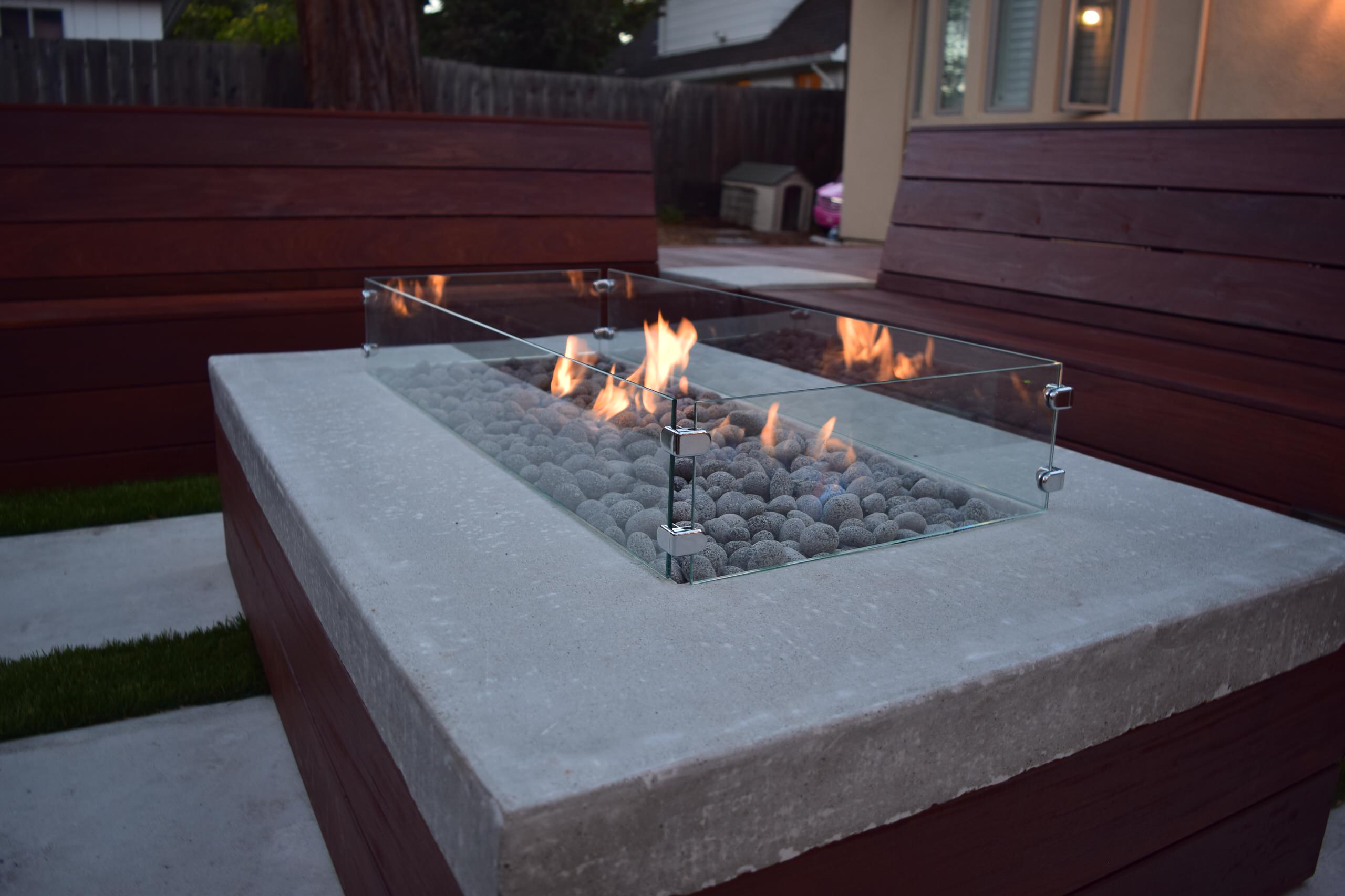 IPE Deck and Seating area