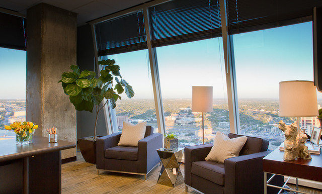Penthouse contemporary-home-office