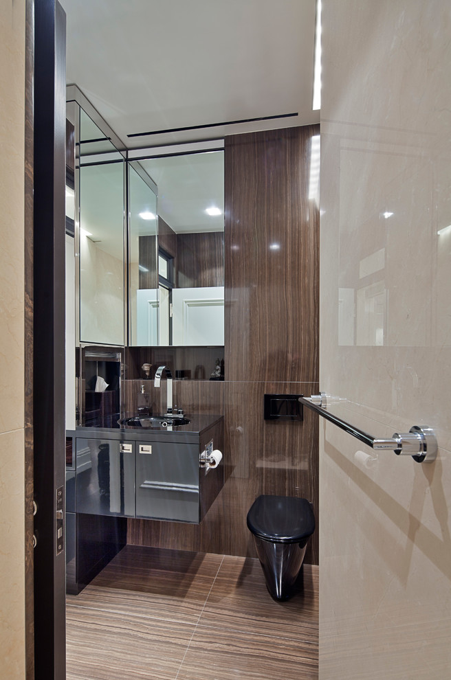 CPW Residence, NYC - Contemporary - Powder Room - New York ...
