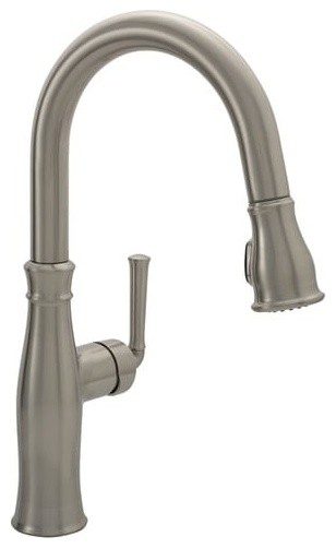 Mirabelle MIRXCWL100M 1.8 GPM 1 Hole Pull-Down Kitchen Faucet - Stainless Steel
