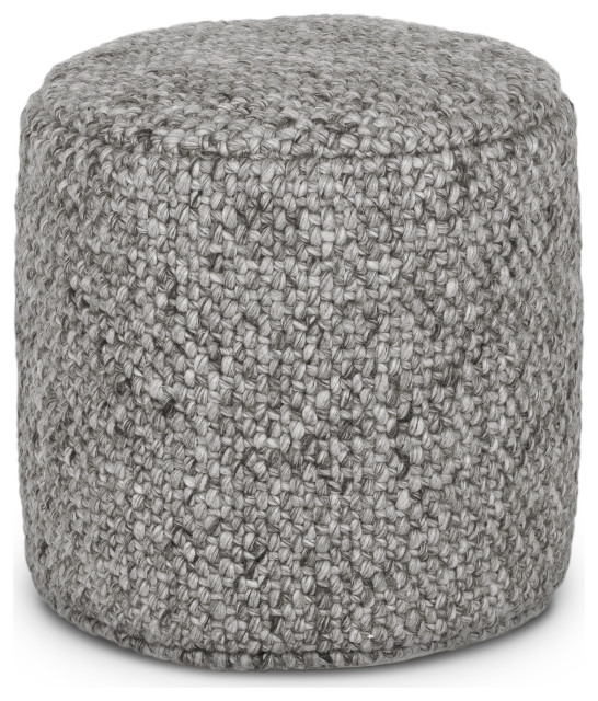 Poly and Bark Lara 16" Pouf - Scandinavian - Floor Pillows And Poufs - by  Edgemod Furniture | Houzz