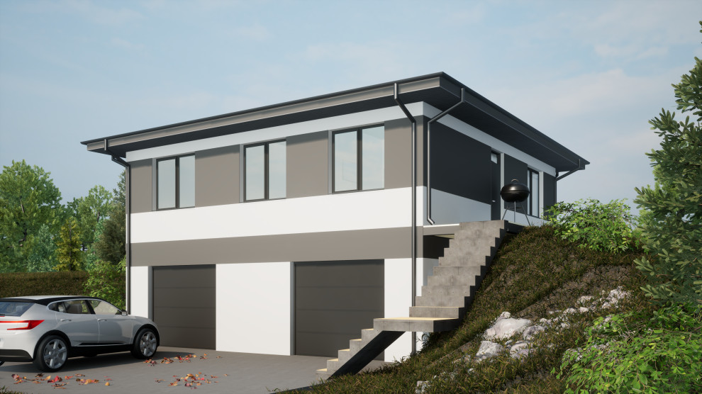 Проект индивидуального жилого дома 80м2