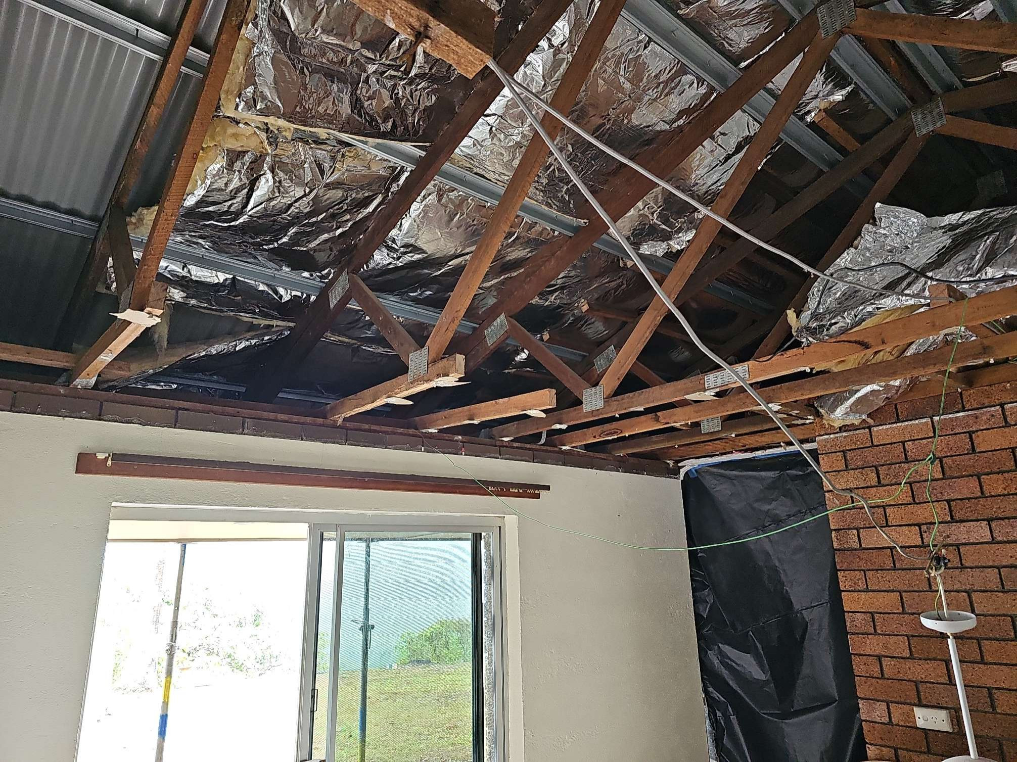 Termite damaged trusses
