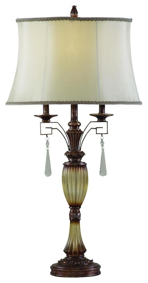 Marissa Antique Gold-Frosted Table Lamp