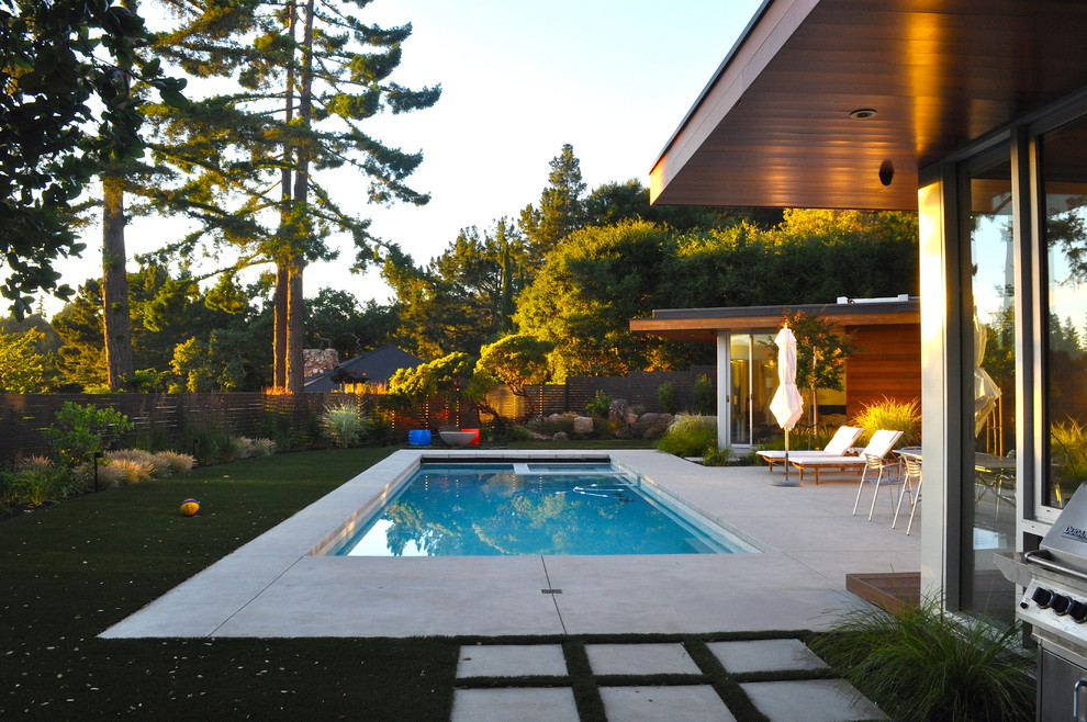Inspiration for a modern pool in San Francisco.