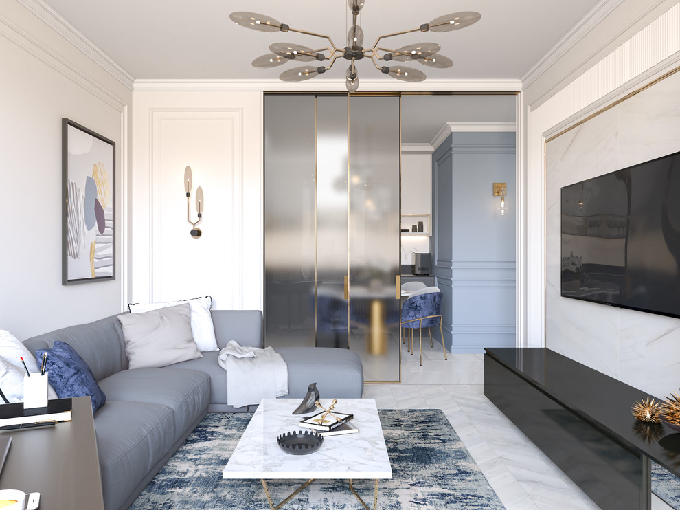 Двухкомнатная квартира в Барнауле. Современная классика