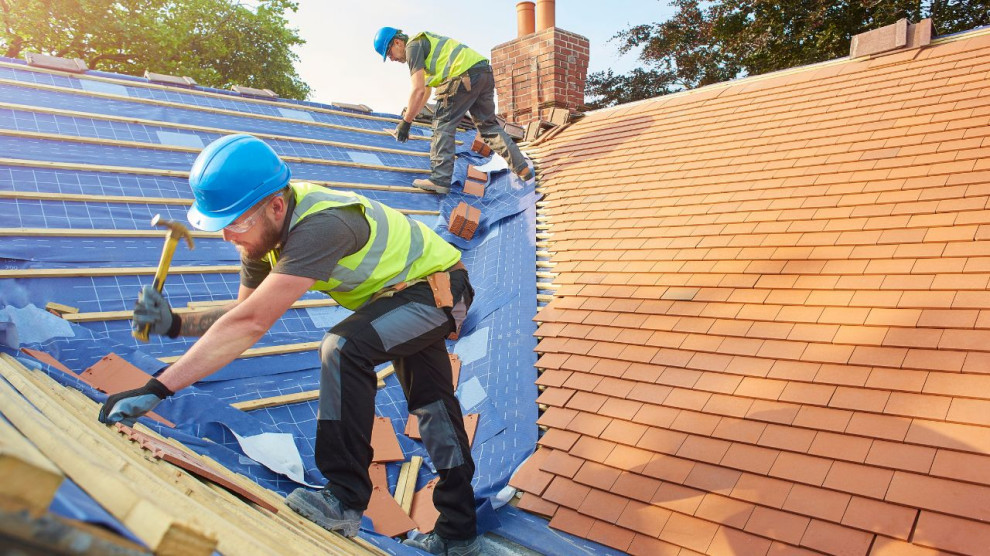 The new roof installation process