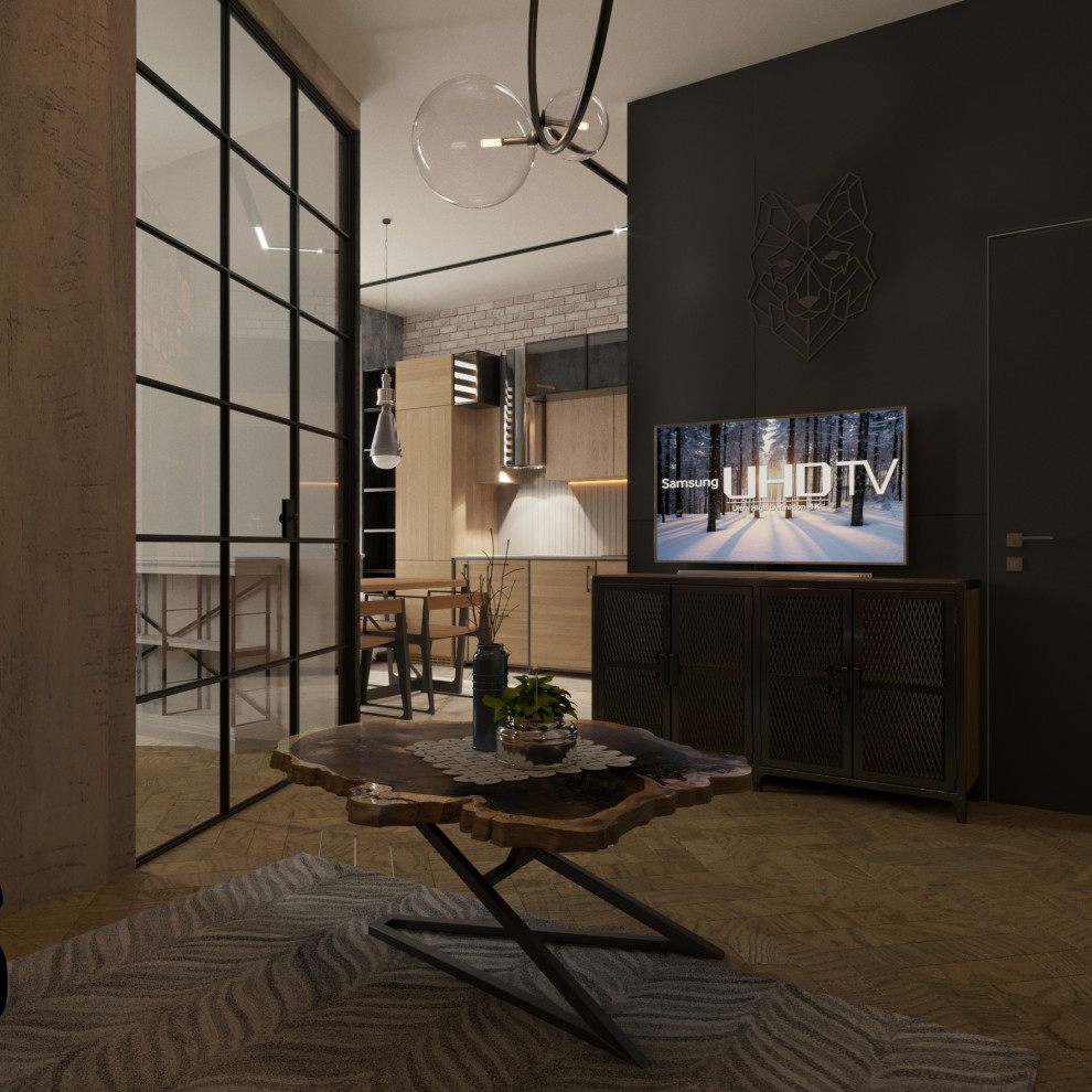 Квартира в стиле лофт