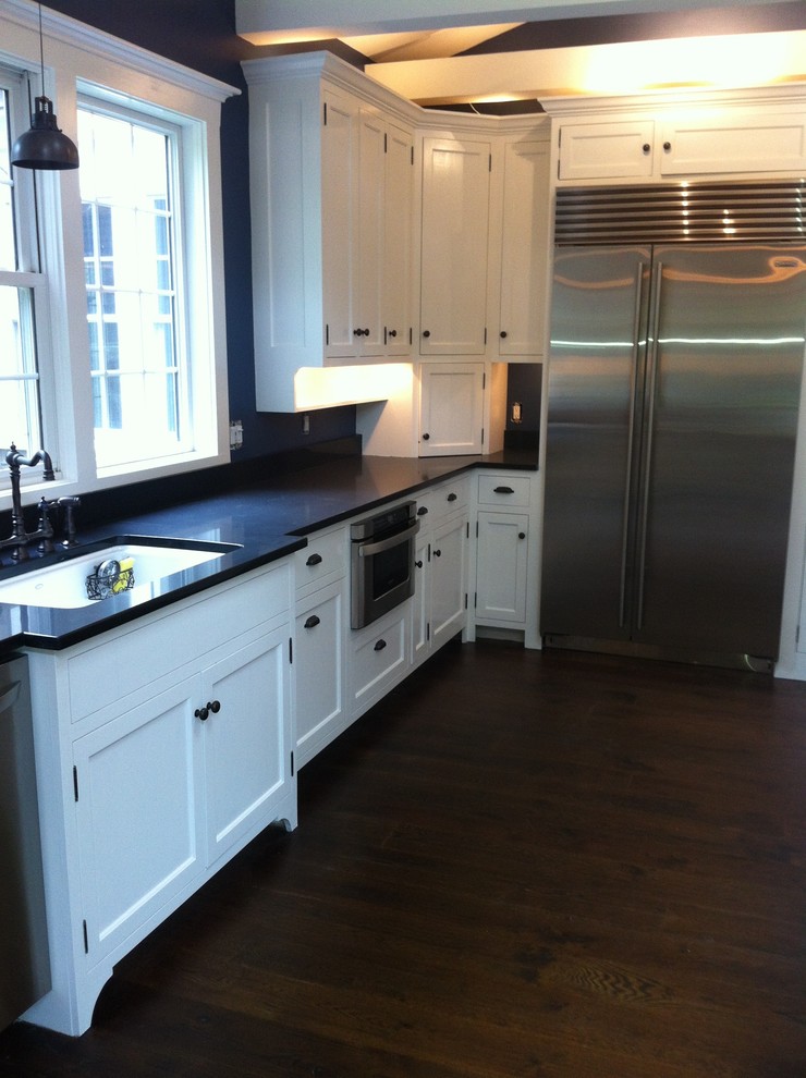 Beach style kitchen in Providence.
