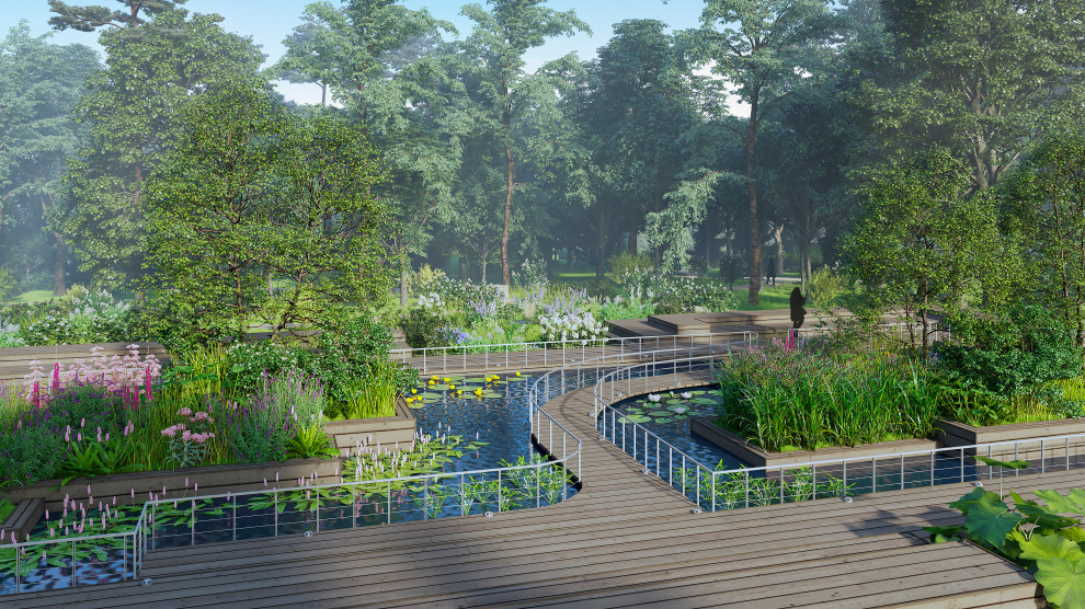 Ландшафтный проект Частного детского конного клуба