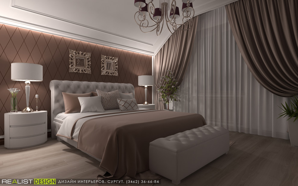 Спальня. Коттэдж по ул. Зелёная. Сургут. 2016