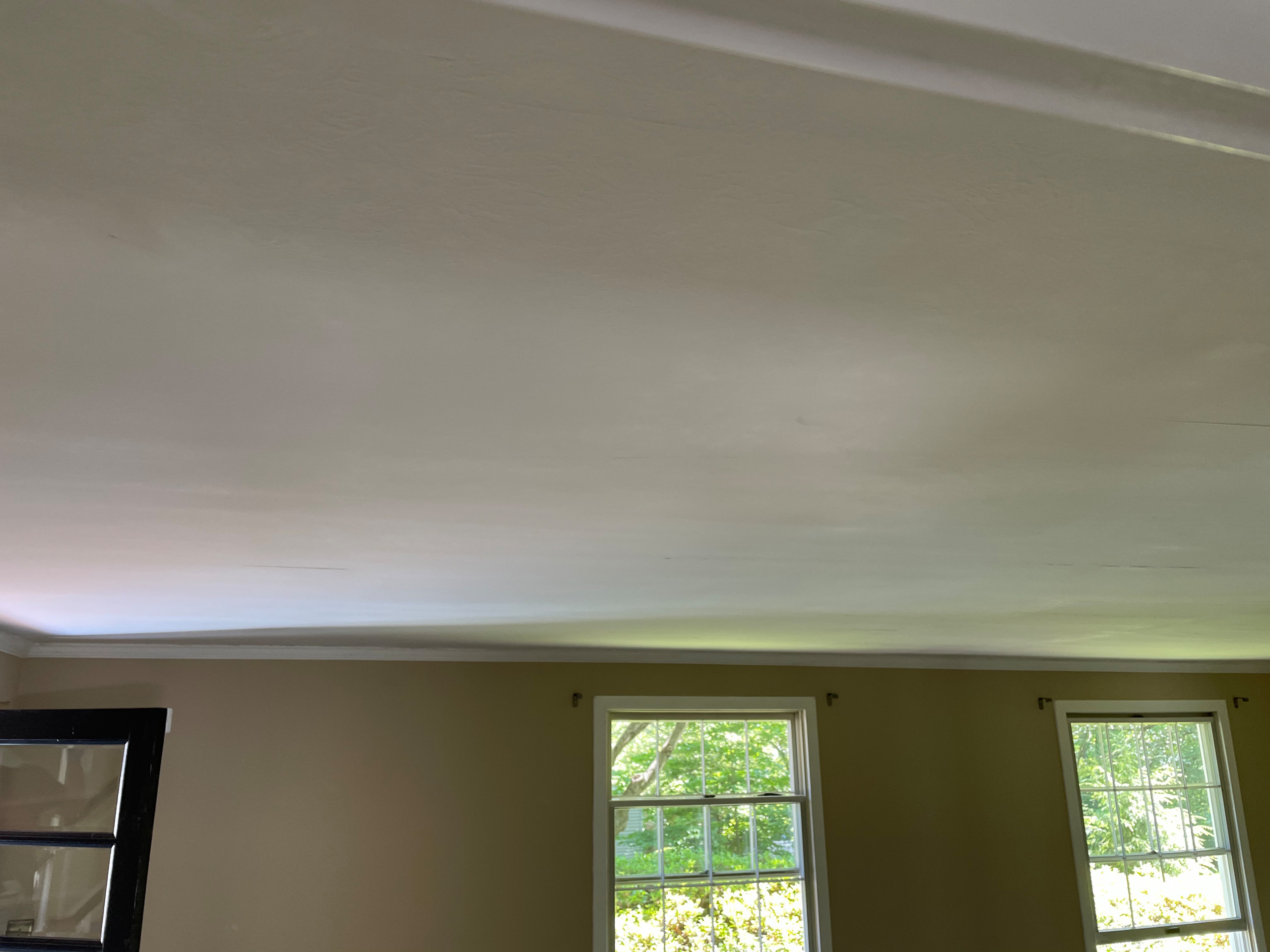 Popcorn ceiling removal and paint