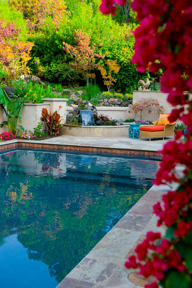 Italian Pool Italian Villa - Mediterranean - Pool - San Francisco - by Artisan Home ...