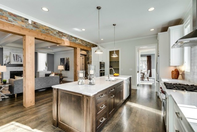 Rustic Kitchen View american-traditional-kitchen