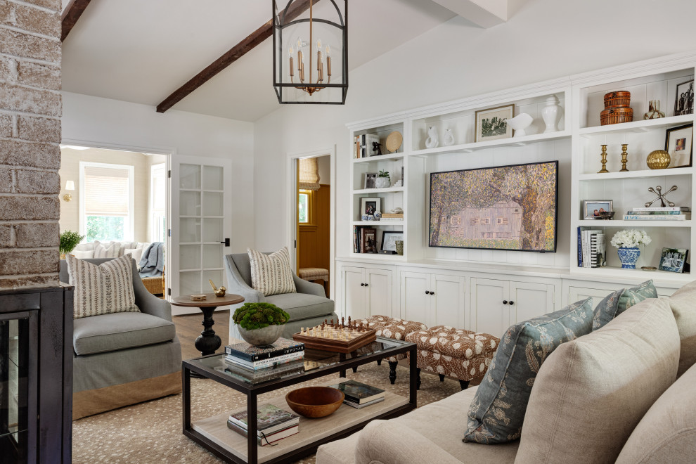 Topsfield Transitional - Transitional - Family Room - Boston - by ...