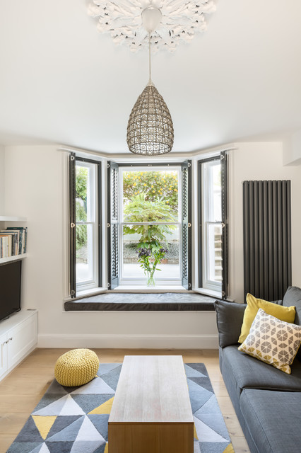 Rugby Road Open plan living contemporary-vardagsrum
