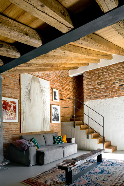 Casa a Asolo rustik-vardagsrum
