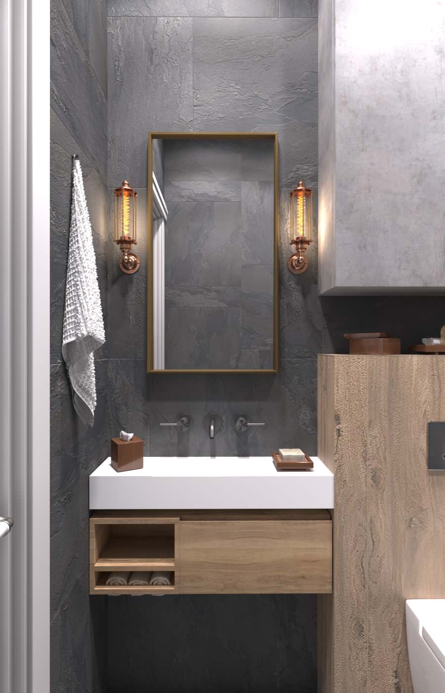 Квартира в стиле лофт в ЖК Новая высота