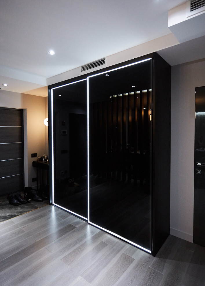 Шкаф-купе raumplus рамка R1200 темная бронза с LED подсветкой