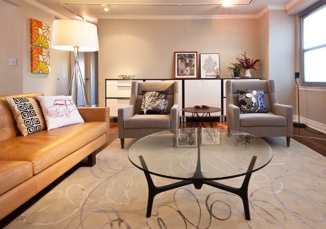Brooklyn Creative contemporary-vardagsrum