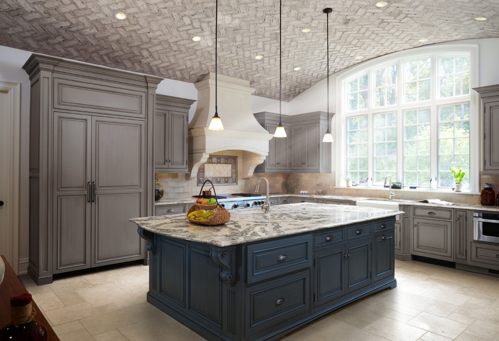 Inspiration for a timeless kitchen remodel in Minneapolis with quartz countertops