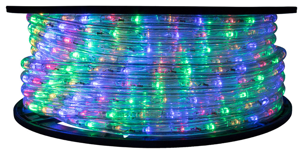 Brilliant 120 Volt LED Rope Light, 148' Contemporary Outdoor Rope