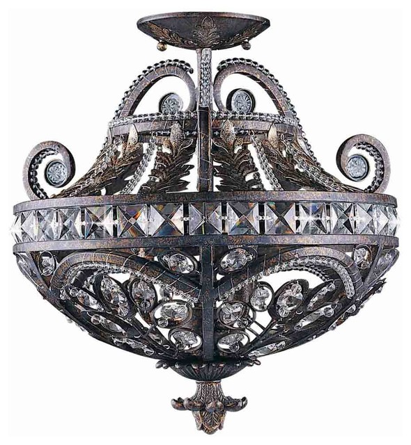 Triarch 32371 Grand English Bronze Pendant