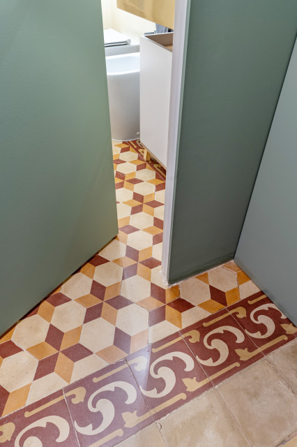 Cementine e resina eclectic-hall