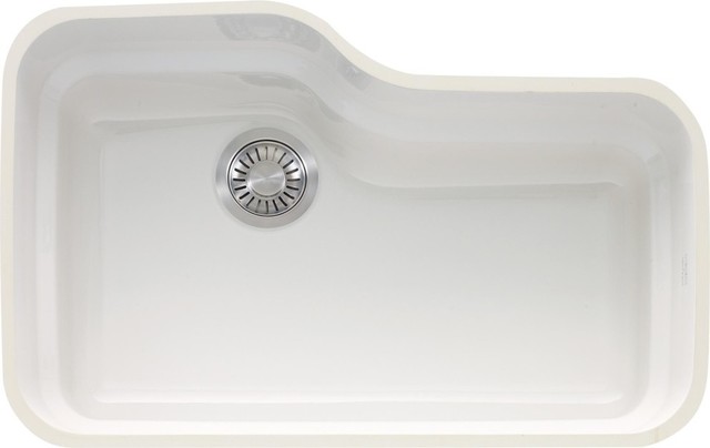 Franke Ork110wh Orca Single Basin Undermount Fireclay Kitchen Sink Franke Ork110wh Orca Single Basin Undermount Fireclay Kitchen Sink
