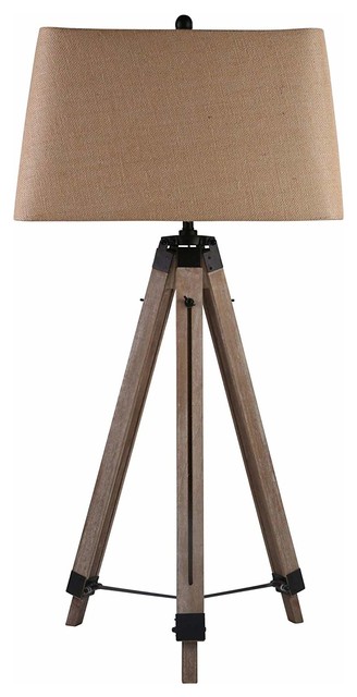 rustic tripod floor lamp