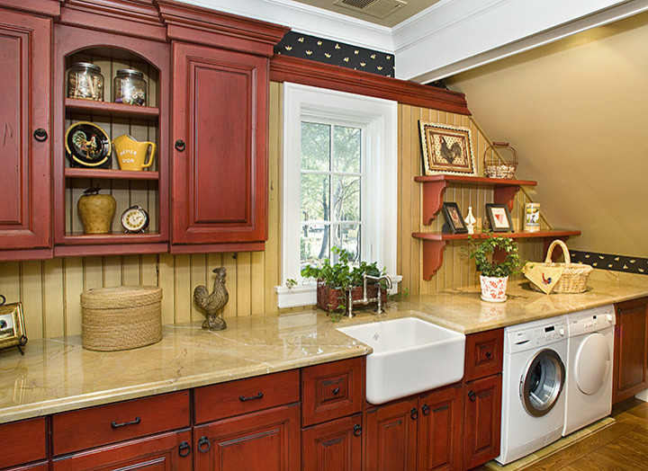 Traditional laundry room in San Francisco.