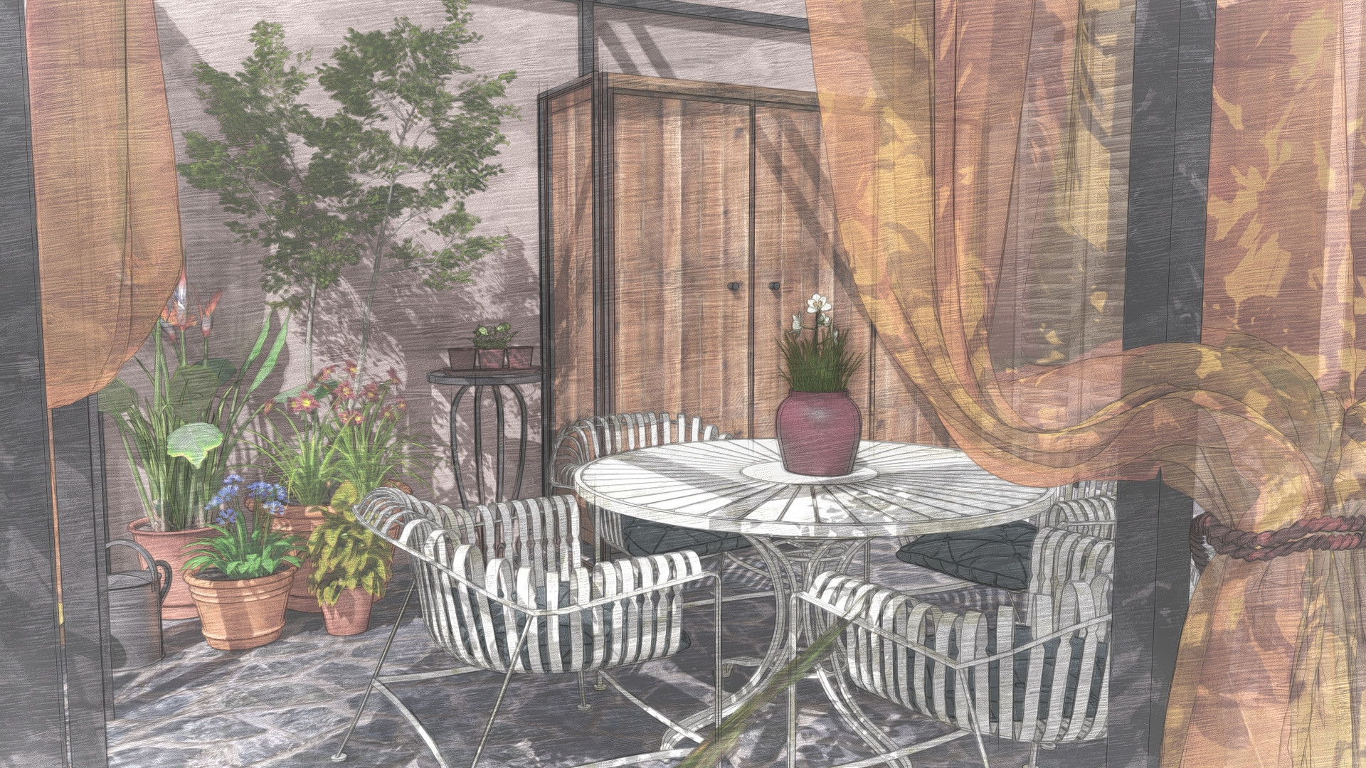 Veranda cottage