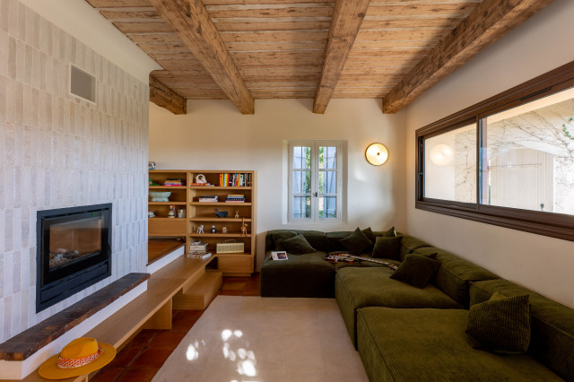 Vieille Maison &agrave; la Garde Freinet mediterran-wohnbereich
