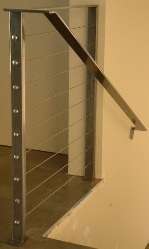 Cable Railings modern-treppen