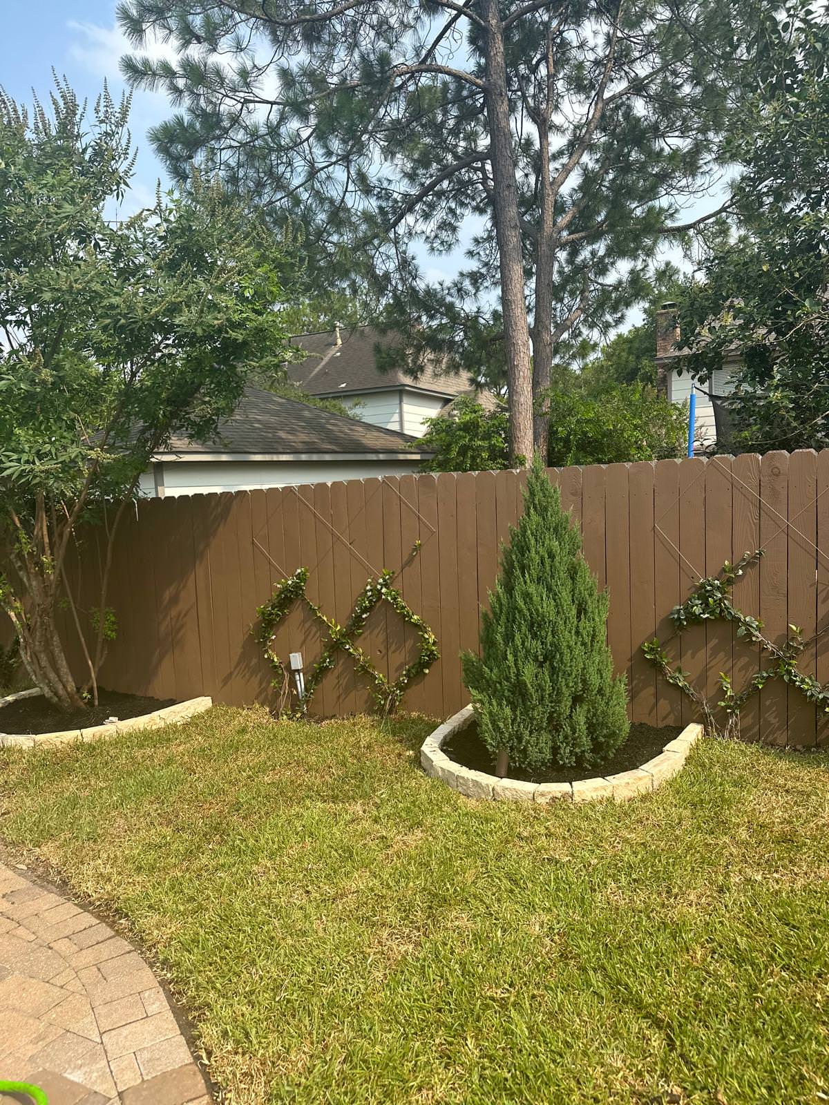 Front and Back yard makeover in Del Monte HTX