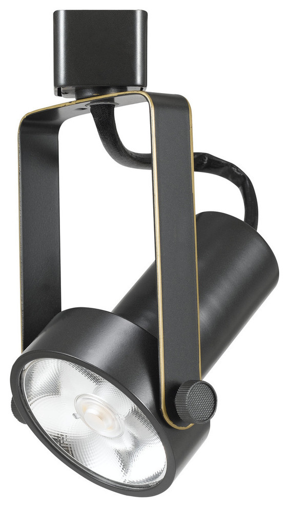 LED 7" Height Metal Track Head in Dark Bronze Transitional Track