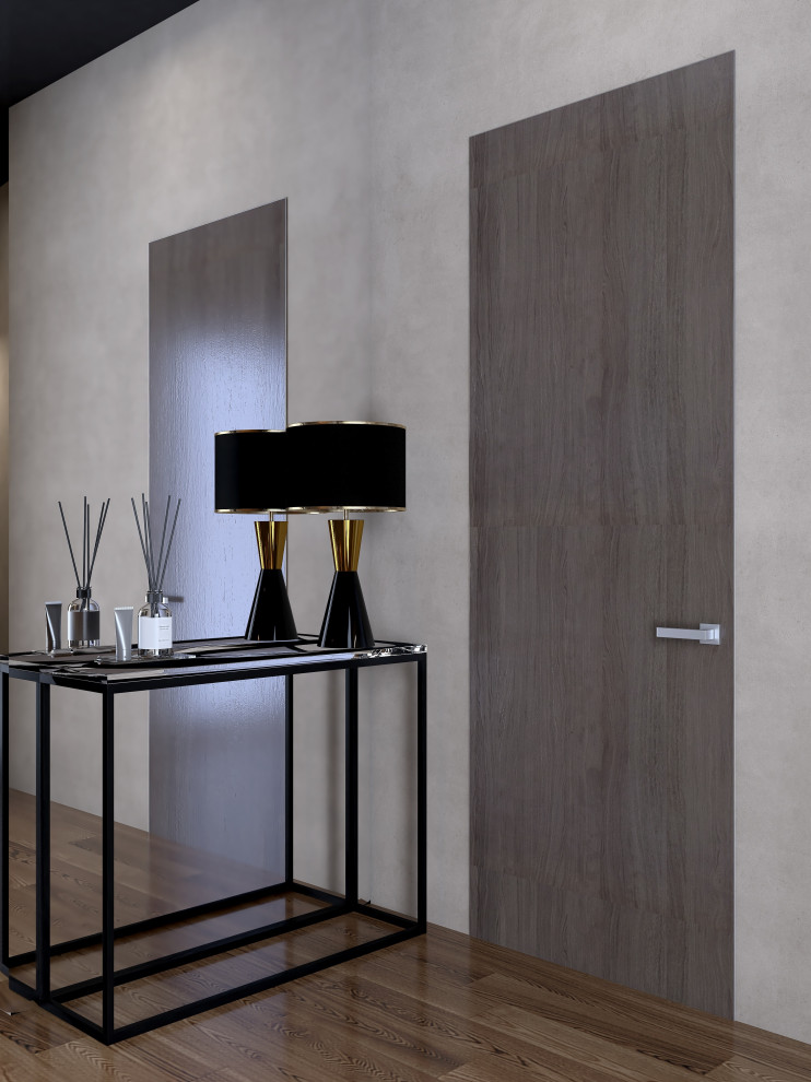 Кухня-гостиная в доме в лесу