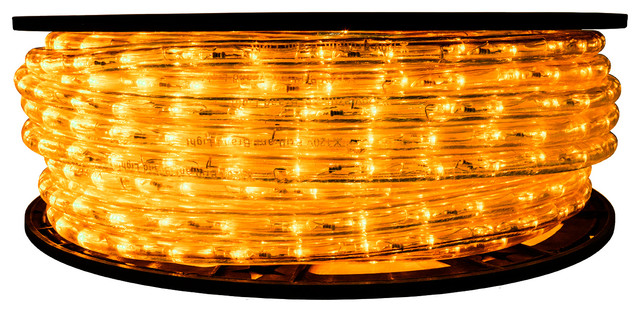 Brilliant 120 Volt LED Rope Light, 148', Yellow