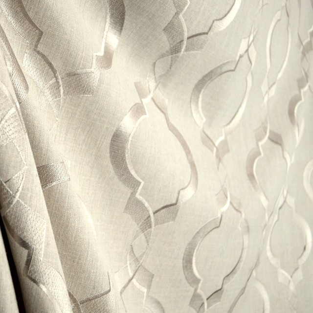 Sweep Linen Embroidered Swavelle Trellis Silky Smooth Fabric Sweep Linen Embroidered Swavelle Trellis Silky Smooth Fabric Sample
