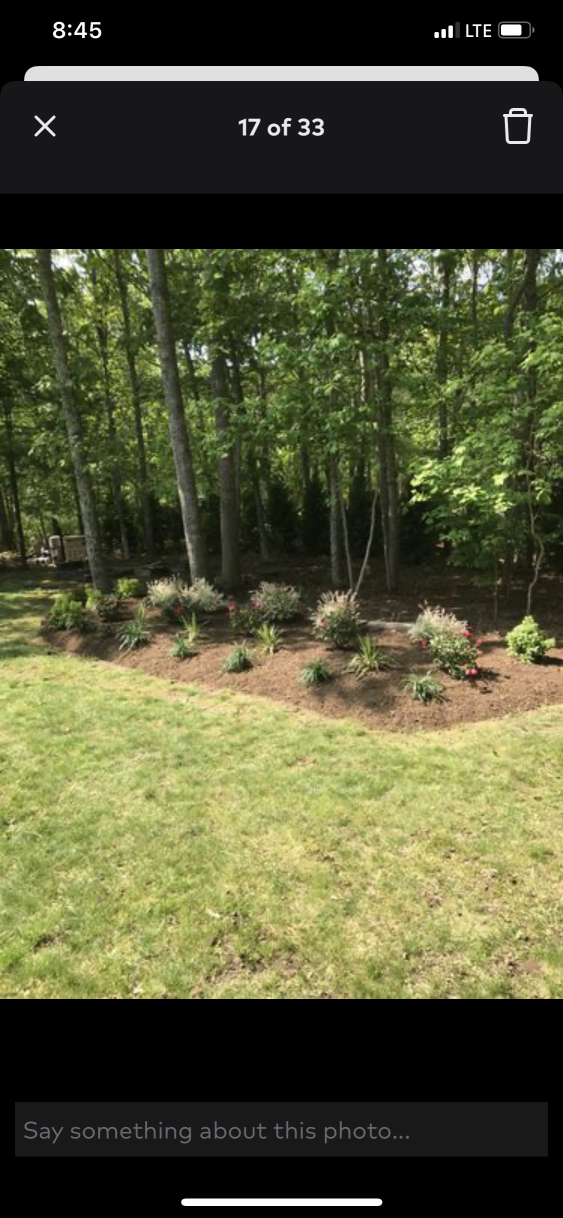 Landscaping projects