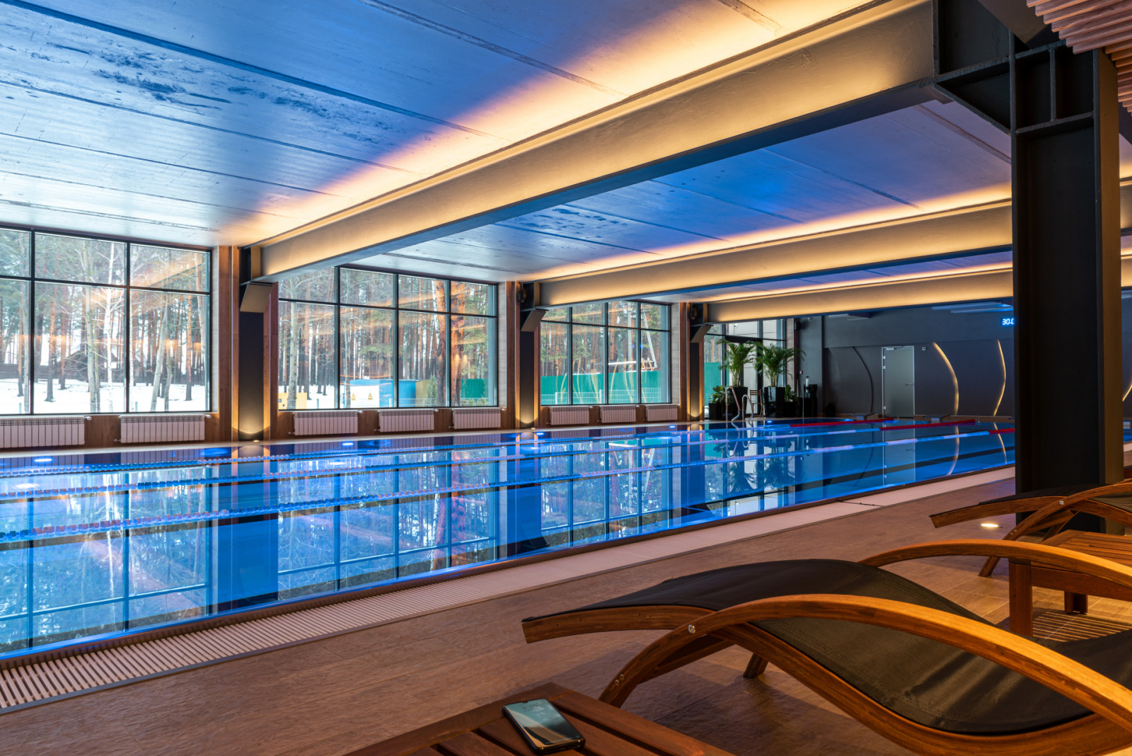 Бассейн в парк-отеле PLES, г. Тамбов