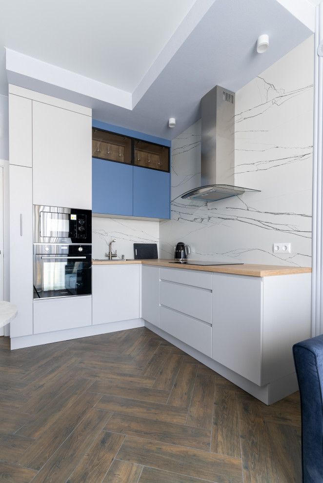 Нескучный ремонт в морской тематике. ЖК Балтийский Дракон