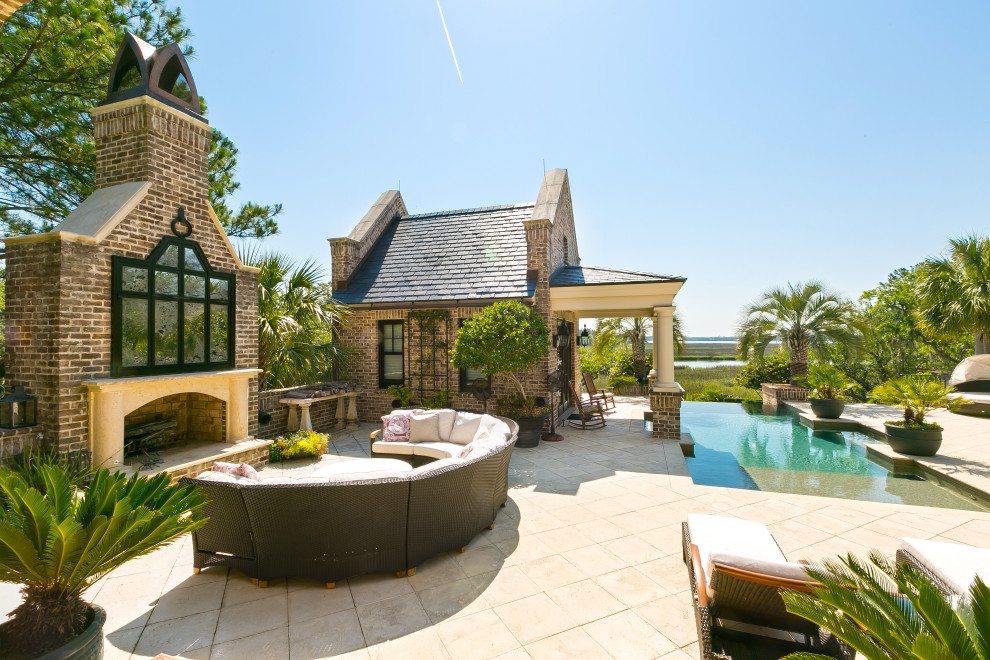 Daniel Island Luxury Pool Pool Charleston by AquaBluePools Houzz