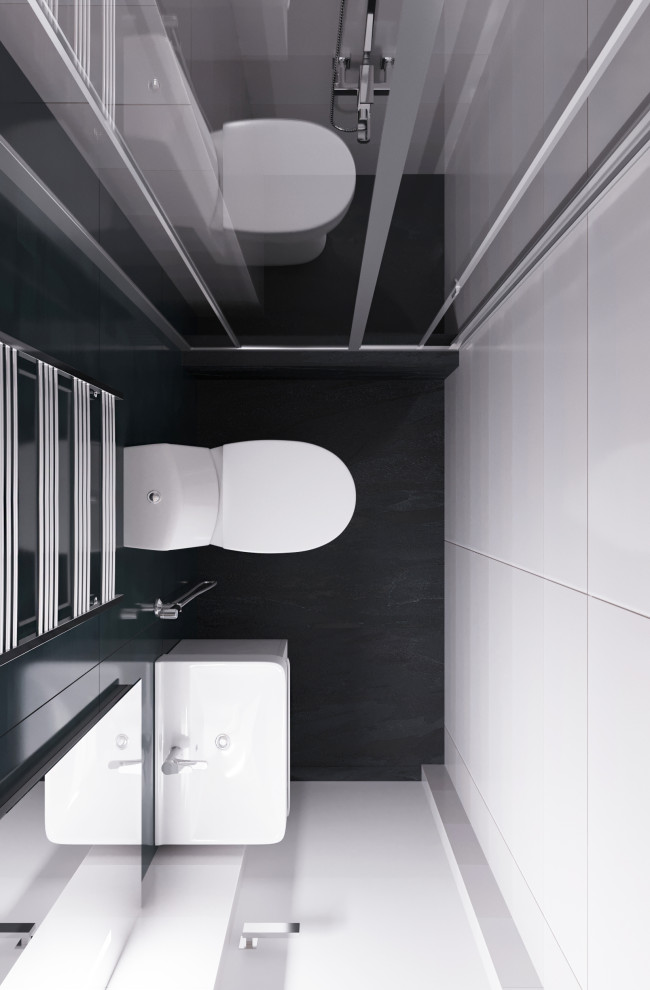 Дизайн проект квартиры 34 м2 в стиле "Минимализм"