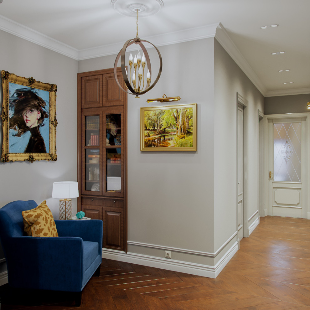 Дизайн квартиры в Москве в классическом стиле