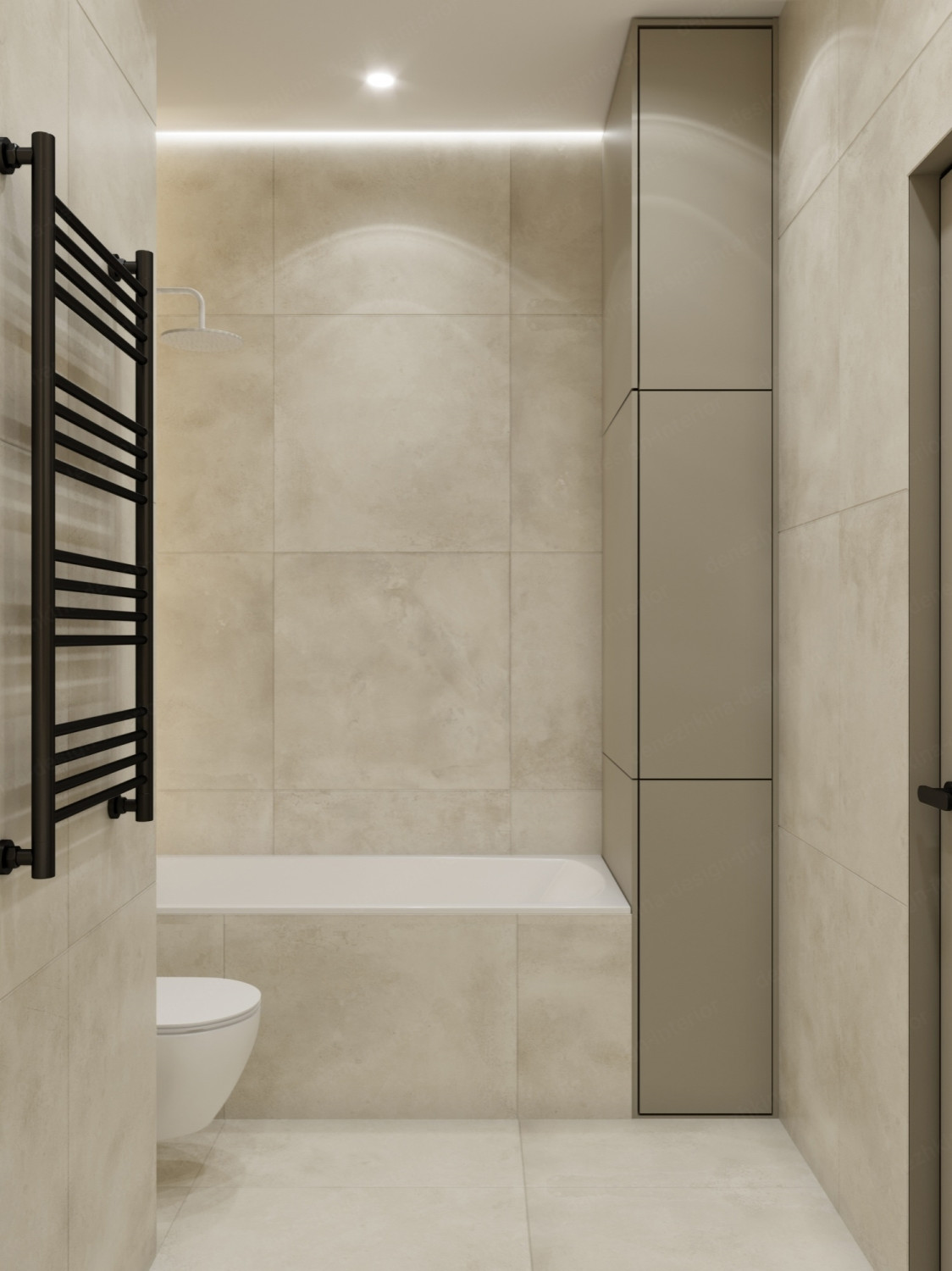 Дизайн проект 3 комнатной квартиры - ЖК Западный порт №2